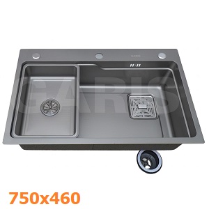 Chậu rửa bát 1 hố inox SUS304 GARIS GST1175